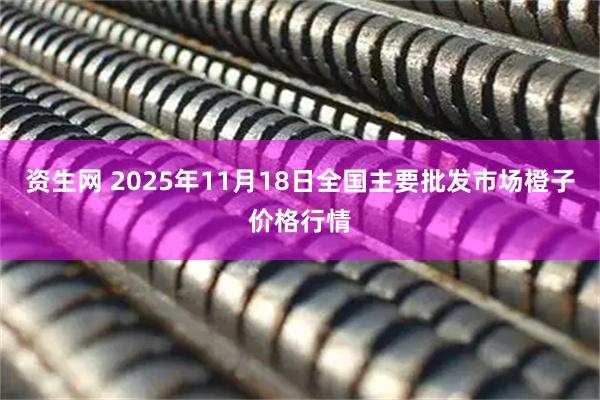 资生网 2025年11月18日全国主要批发市场橙子价格行情